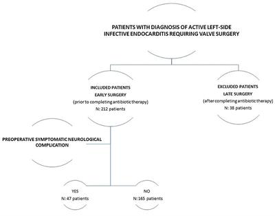 Neurological Complications in Active Left-Sided Infective Endocarditis Requiring Early Surgery